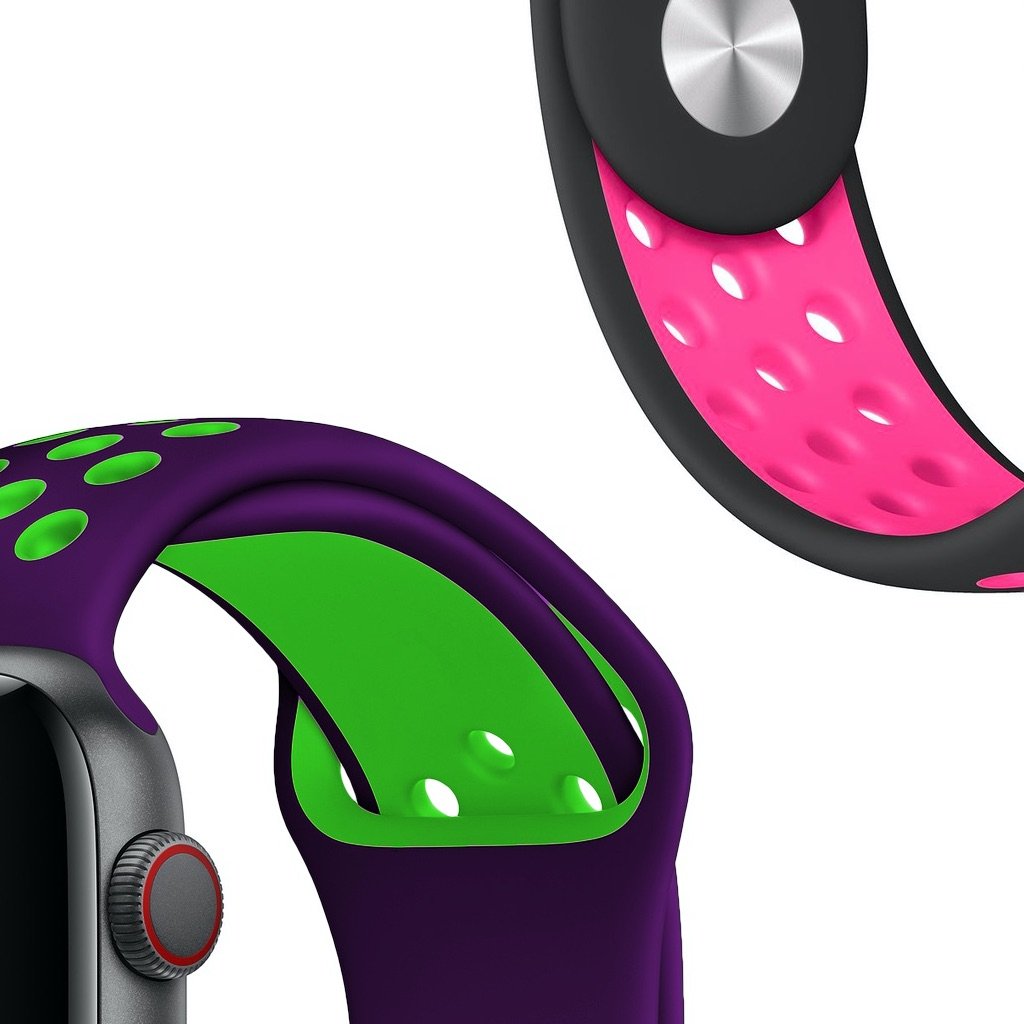 Apple Watch Nike Delikli Silikon Spor Kordon Modelleri