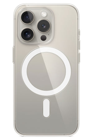 Artoncase iPhone 15 Pro Uyumlu Magsafe Şeffaf İnce Sararmayan Kılıf