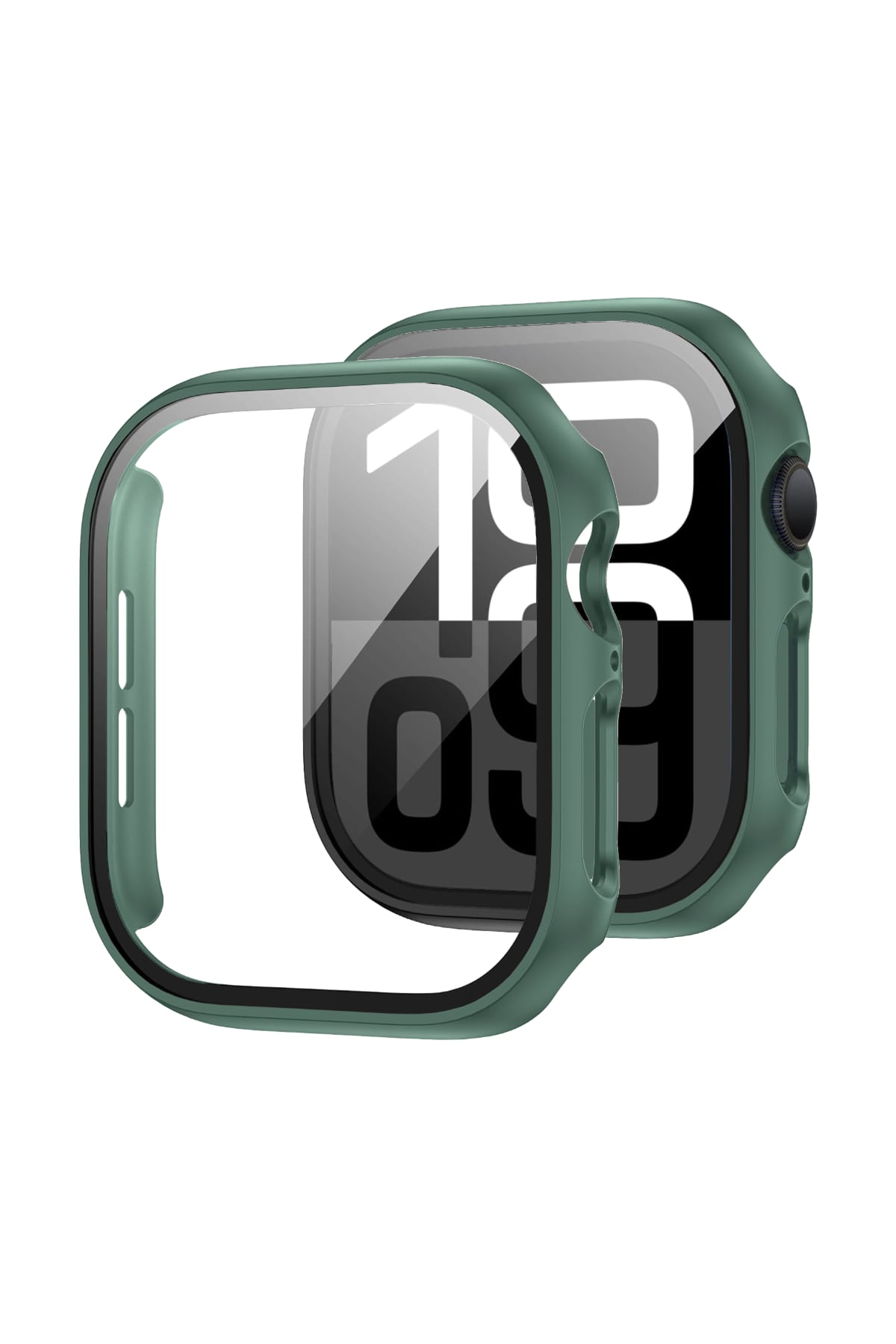 Apple Watch Compatible Screen Protector Pine Green Color Case
