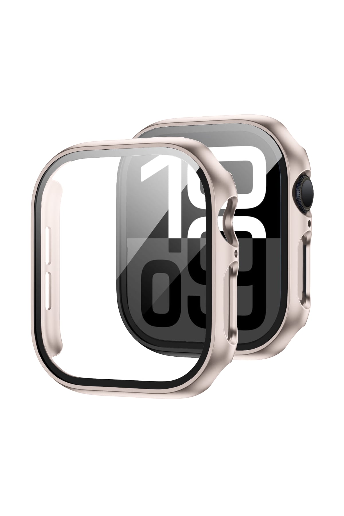 Apple Watch Compatible Screen Protector Case Starlight