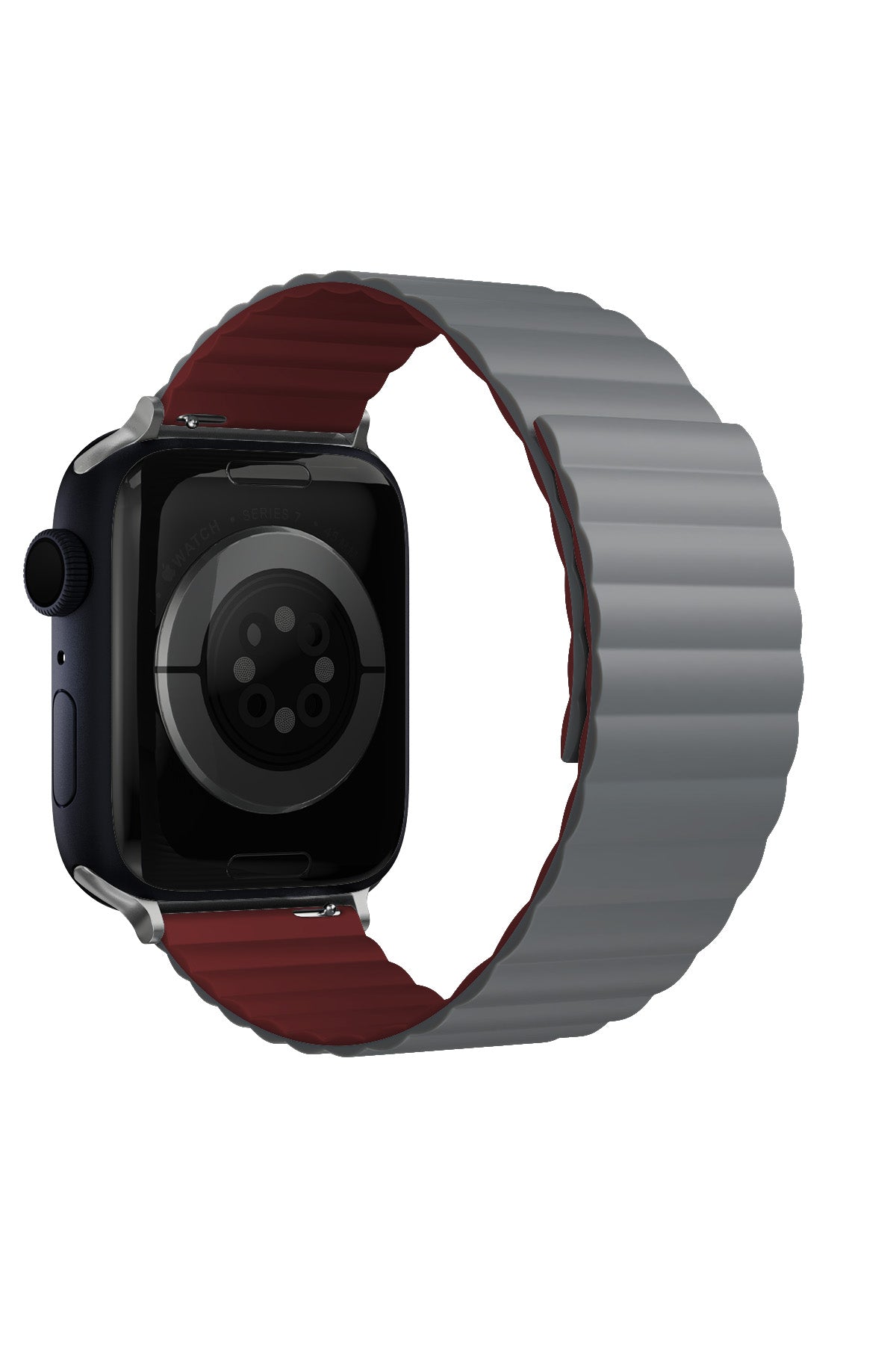 Apple Watch Uyumlu Baklalı Louis Loop Kordon Stone Red  bikordon