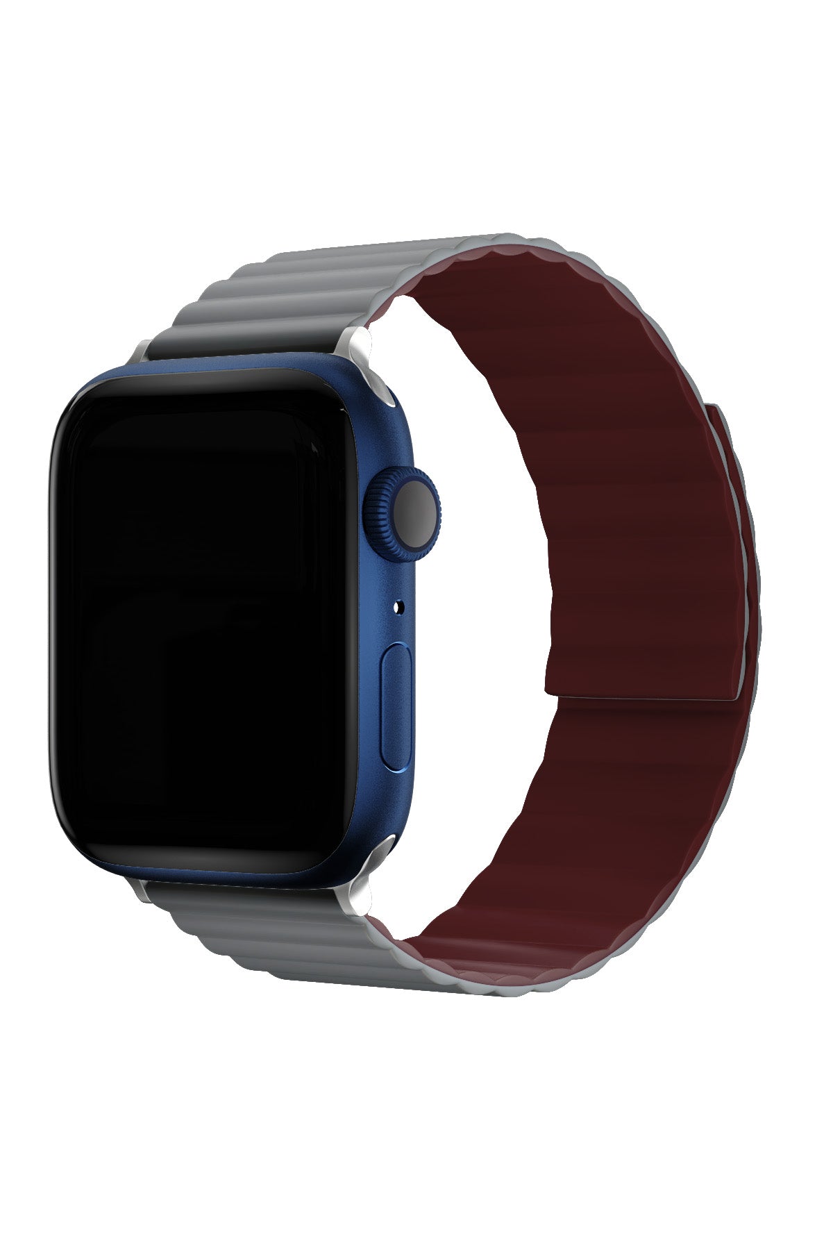 Apple Watch Uyumlu Baklalı Louis Loop Kordon Stone Red  bikordon