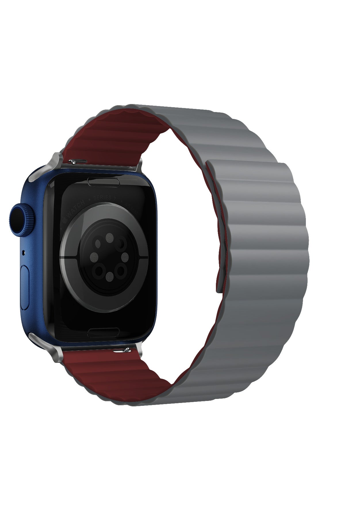 Apple Watch Uyumlu Baklalı Louis Loop Kordon Stone Red  bikordon