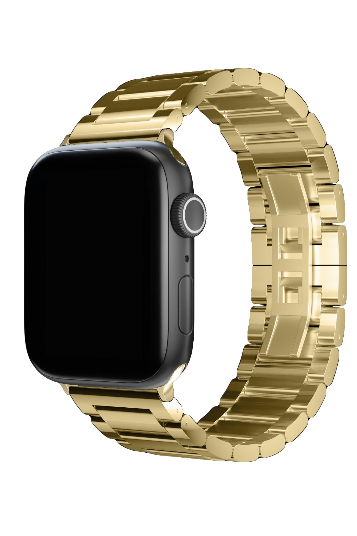 Apple Watch Uyumlu Gloss Loop Çelik Kordon Gold  bikordon