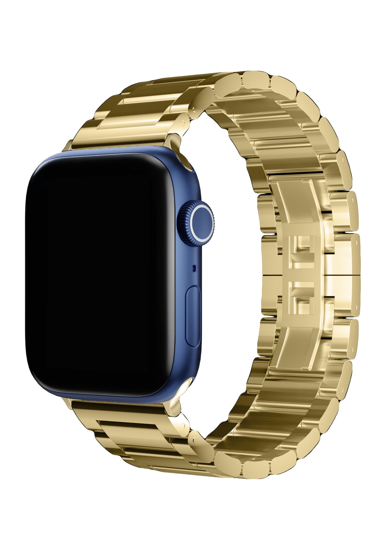 Apple Watch Uyumlu Gloss Loop Çelik Kordon Gold  bikordon