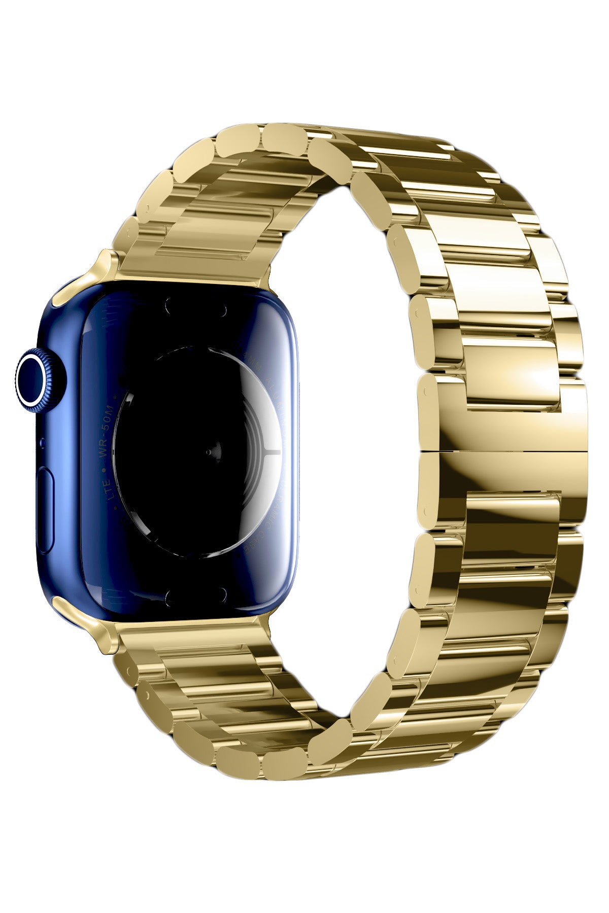 Apple Watch Uyumlu Gloss Loop Çelik Kordon Gold  bikordon