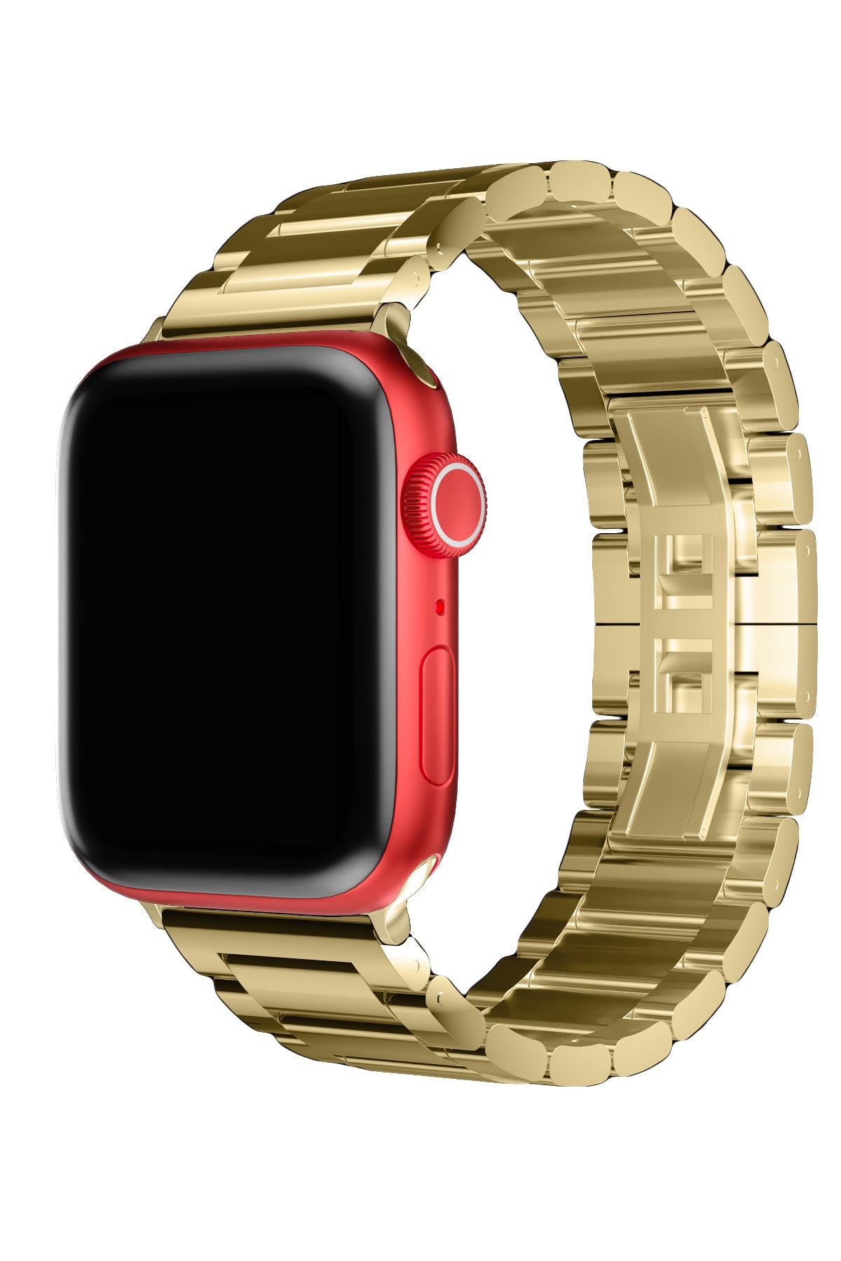 Apple Watch Uyumlu Gloss Loop Çelik Kordon Gold  bikordon