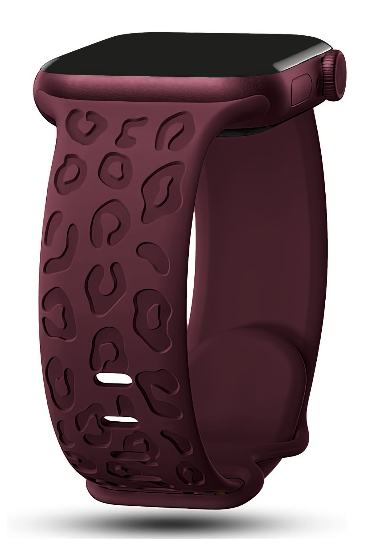 Apple Watch Uyumlu Leoline Silikon Spor Kordon Merlot bikordon