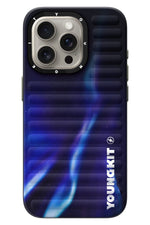 Youngkit Aurora iPhone 15 Pro Uyumlu Kılıf Mavi Youngkit