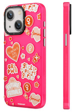 Youngkit Sweet Language Bethany Green Tasarımlı iPhone 13 / 14 uyumlu Kılıf Pembe Youngkit