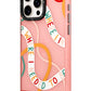Youngkit Sweet Language Bethany Green Tasarımlı iPhone 15 Pro Max uyumlu Kılıf Kum Pembe