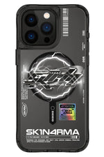 SkinArma iPhone 15 Pro Magsafe Uyumlu Bolt Kılıf Siyah SkinArma