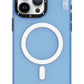Youngkit Colored Sand iPhone 13 Pro uyumlu Magsafe Buzlu Mavi Kılıf