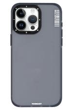 Youngkit Colored Sand iPhone 15 Pro uyumlu Buzlu Siyah Kılıf Youngkit
