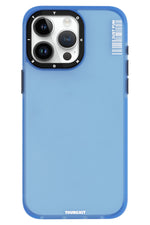Youngkit Colored Sand iPhone 15 Pro uyumlu Buzlu Mavi Kılıf Youngkit