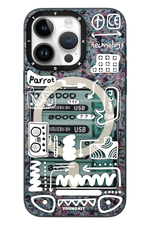 Youngkit Dark Matter iPhone 15 Pro Max Magsafe Uyumlu Siyah Kılıf Youngkit