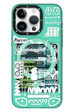 Youngkit Dark Matter iPhone 15 Pro Max Magsafe Uyumlu Turkuaz Kılıf Youngkit