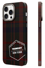 Youngkit Gezhi Kevlar iPhone 14 Pro Max Magsafe uyumlu Kırmızı Kılıf Youngkit