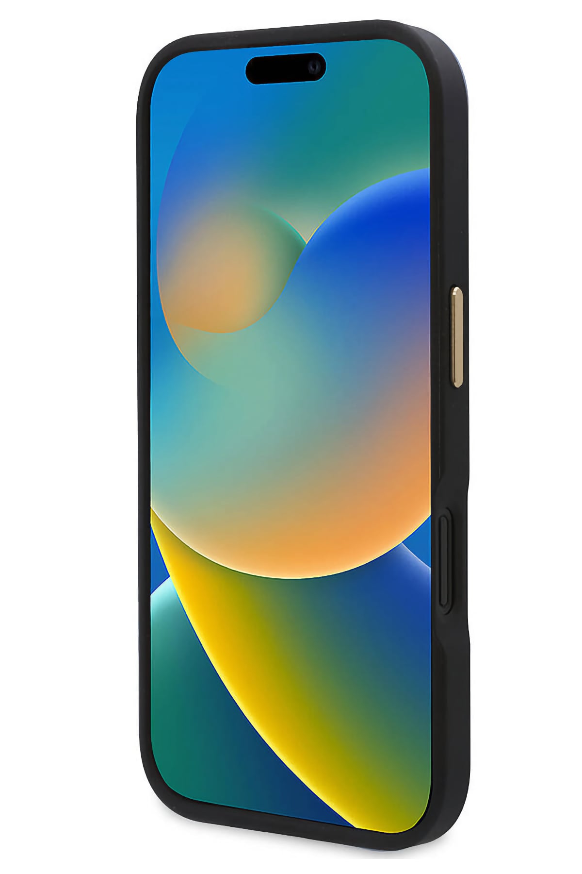 Guess Metal Plaka Logo iPhone 16 Plus Magsafe Uyumlu Kılıf Siyah  Guess