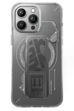 SkinArma iPhone 15 Pro Max Magsafe Uyumlu Helio Kılıf Gri SkinArma