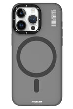 Youngkit Hidden Sand iPhone 15 Pro uyumlu Magsafe Mat Gri Kılıf Youngkit