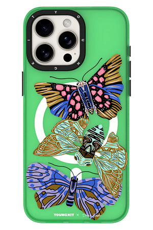 Youngkit Huagu iPhone 14 Pro Max Magsafe Uyumlu Kılıf Yeşil