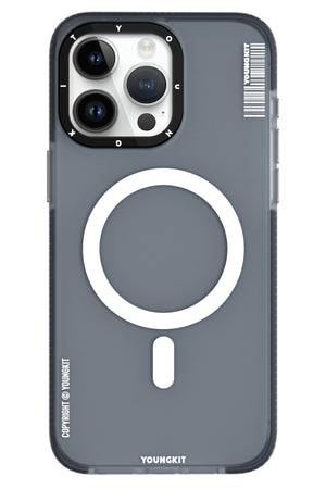 Youngkit Jiansha iPhone 15 Pro Magsafe Buzlu Siyah Kılıf