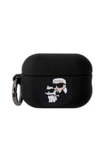 Karl Lagerfeld Karl & Choupette Apple Airpods Pro 2. Nesil Kılıf Siyah Karl Lagerfeld