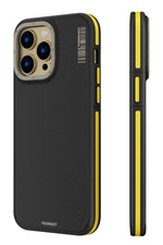 Youngkit Kevlar iPhone 14 Pro Magsafe Sarı Kenarlı Kılıf Youngkit