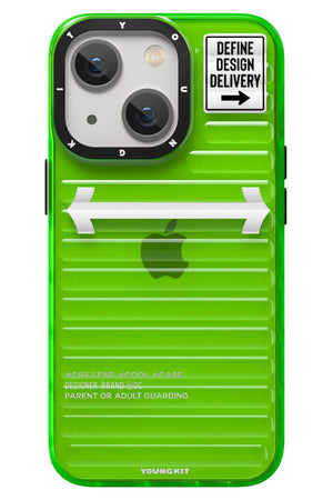 Youngkit Luggage Firefly iPhone 13 Yeşil Kılıf