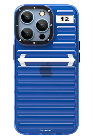 Youngkit Luggage Firefly iPhone 13 Pro Max Sierra Mavi Kılıf