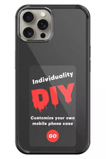 Apple iPhone 15 Pro Max uyumlu Nfc Resim Yansıtmalı Kılıf Siyah bikordon