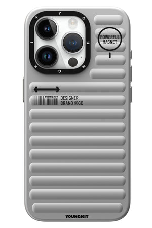 Youngkit Original iPhone 15 Pro Max Uyumlu Gri Kılıf
