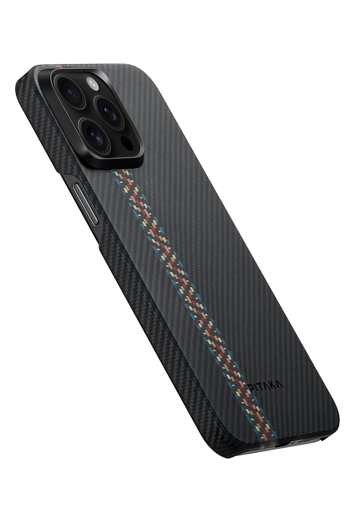 Pitaka Tactile Woven iPhone 15 Pro MagSafe Uyumlu 600D Aramid Fiber Kılıf Rhapsody  Pitaka