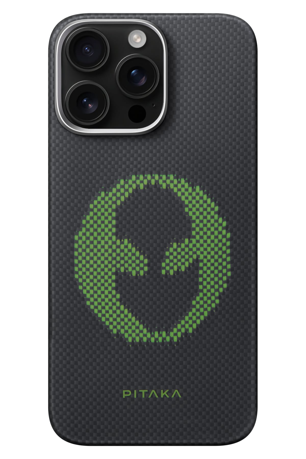 Pitaka Tactile Woven iPhone 15 Pro MagSafe Uyumlu Kılıf Alien Pitaka