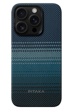 Pitaka Tactile Woven iPhone 15 Pro MagSafe Uyumlu Kılıf Moonrise  Pitaka