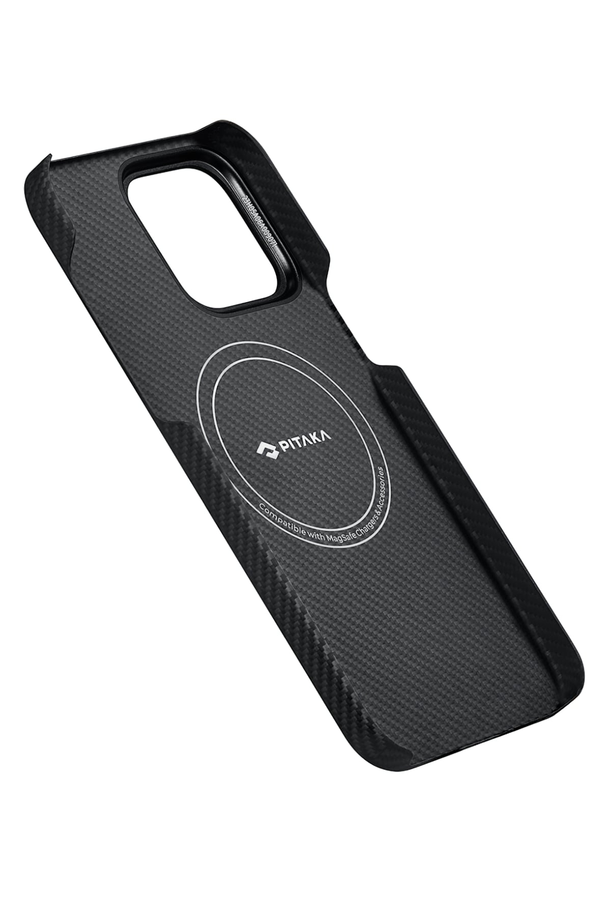 Pitaka Ultra-Slim Classic iPhone 15 Pro MagSafe Uyumlu 600D Aramid Fiber Kılıf Siyah  Pitaka