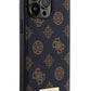 Guess iPhone 14 Pro Max Magsafe Uyumlu Metal Plate Kılıf Siyah