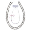 Pynana Charm Series 2 in 1 Pearl Stone Phone Lanyard - Pink - Green