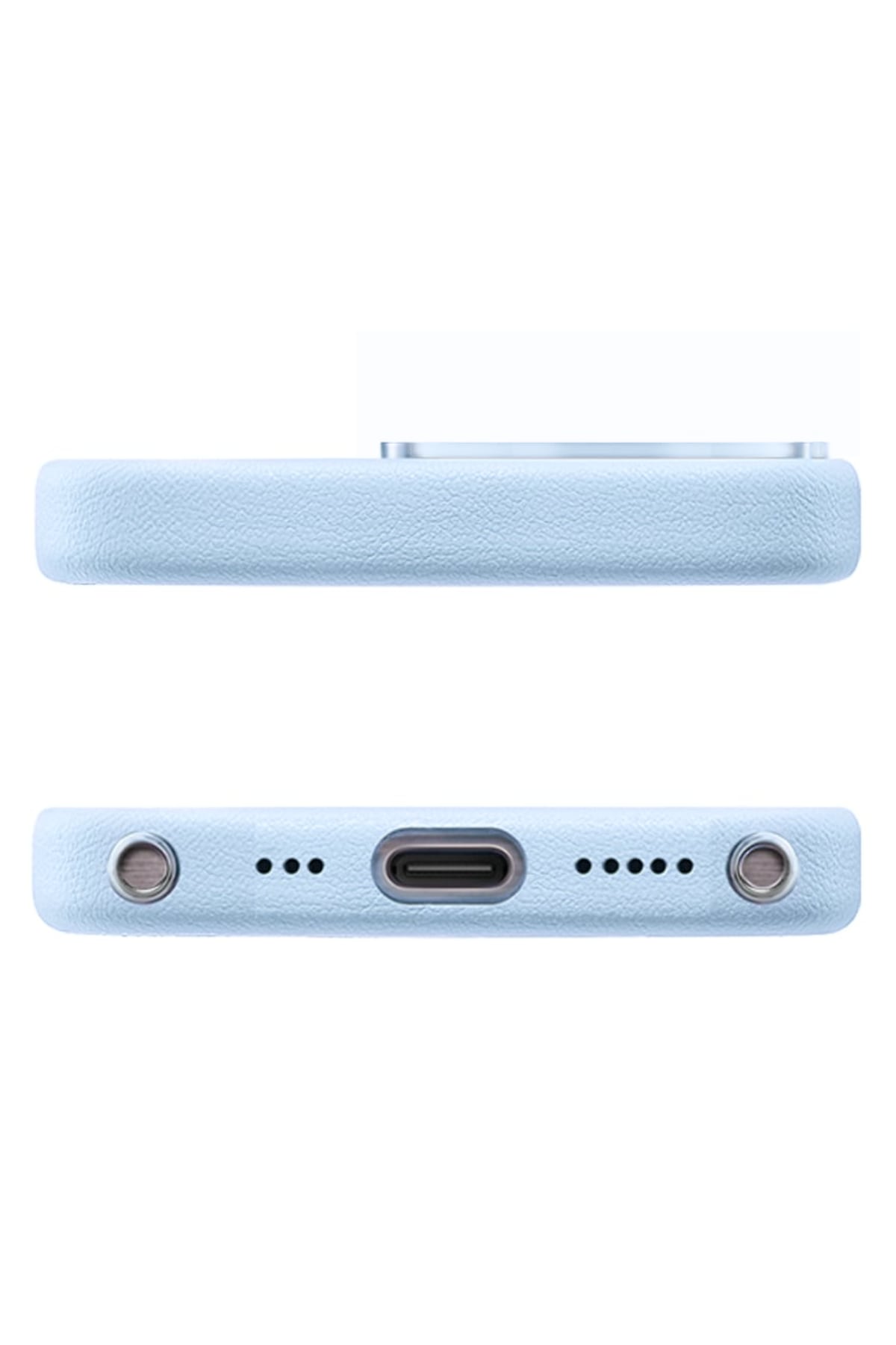 Pynana Dancing Circle iPhone 15 Pro Max Standlı Kılıf Magsafe Uyumlu Mavi Pynana