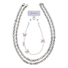 Pynana Gauzy Dream Multifunctional Pearl Stone Phone Lanyard - Pink