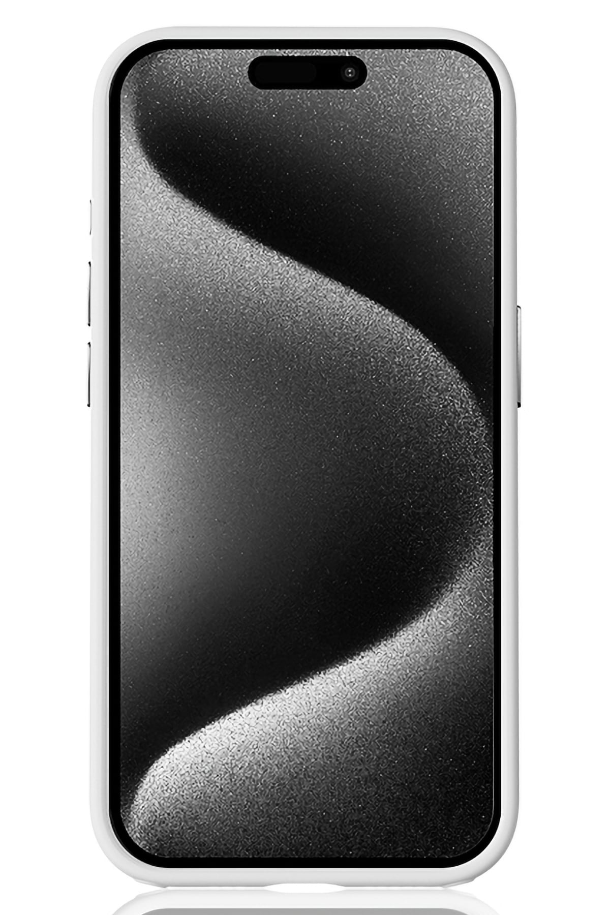 Pynana Print Serisi iPhone 15 Pro Max Magsafe Uyumlu Kılıf Beyaz Pynana