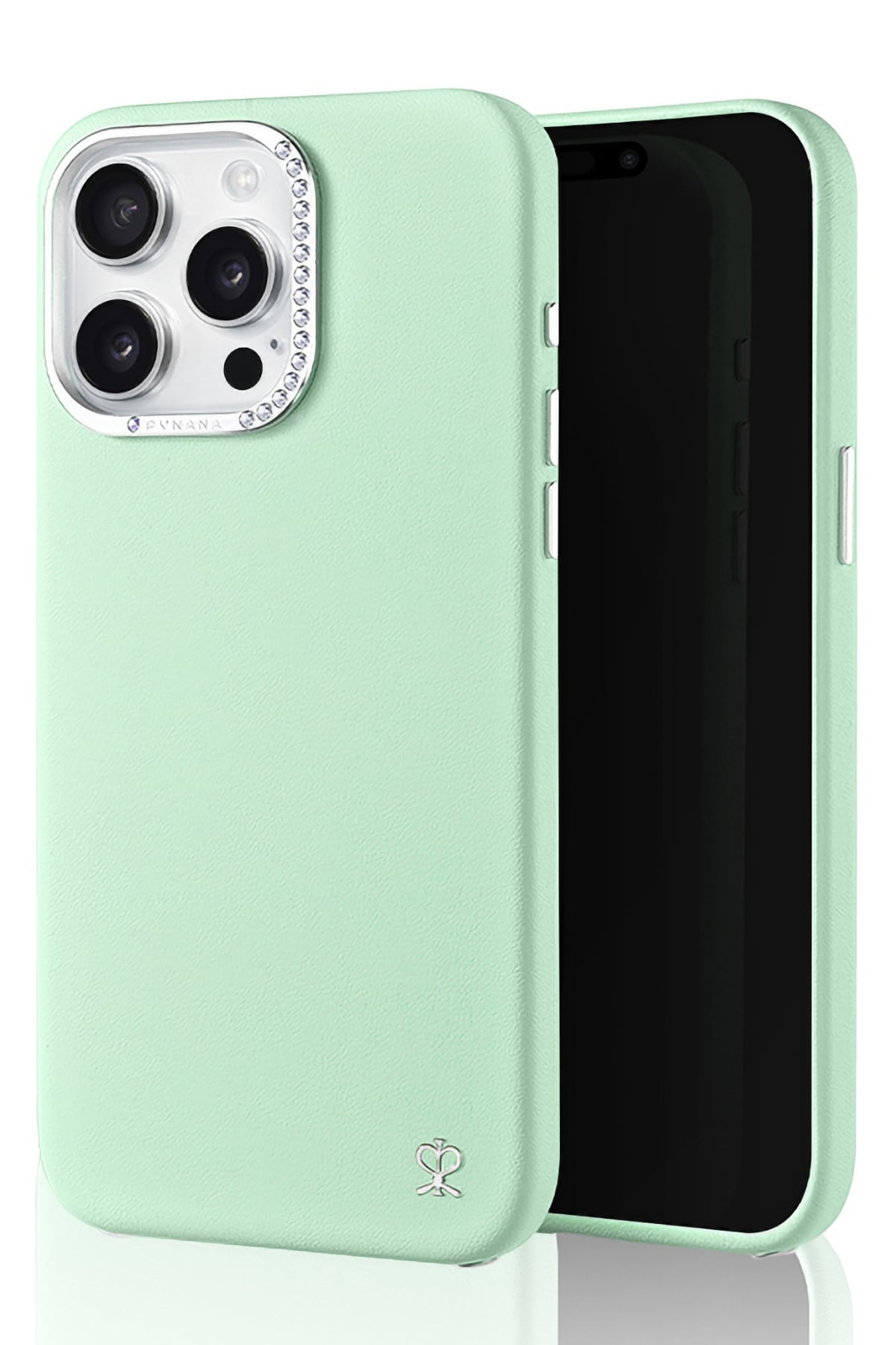 Pynana Starry iPhone 15 Pro Max Deri Kılıf Yeşil Pynana