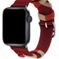 Apple Watch Uyumlu Basic Loop Örme Kordon Reddish