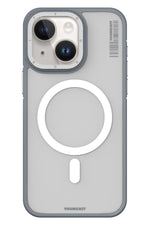 Youngkit Rock Sand Skin iPhone 15 Plus Uyumlu Magsafe Gri Kılıf Youngkit