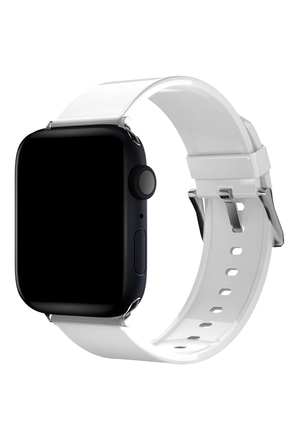 Apple Watch Uyumlu Jina Loop Yumuşak Silikon Kordon Snow  bikordon