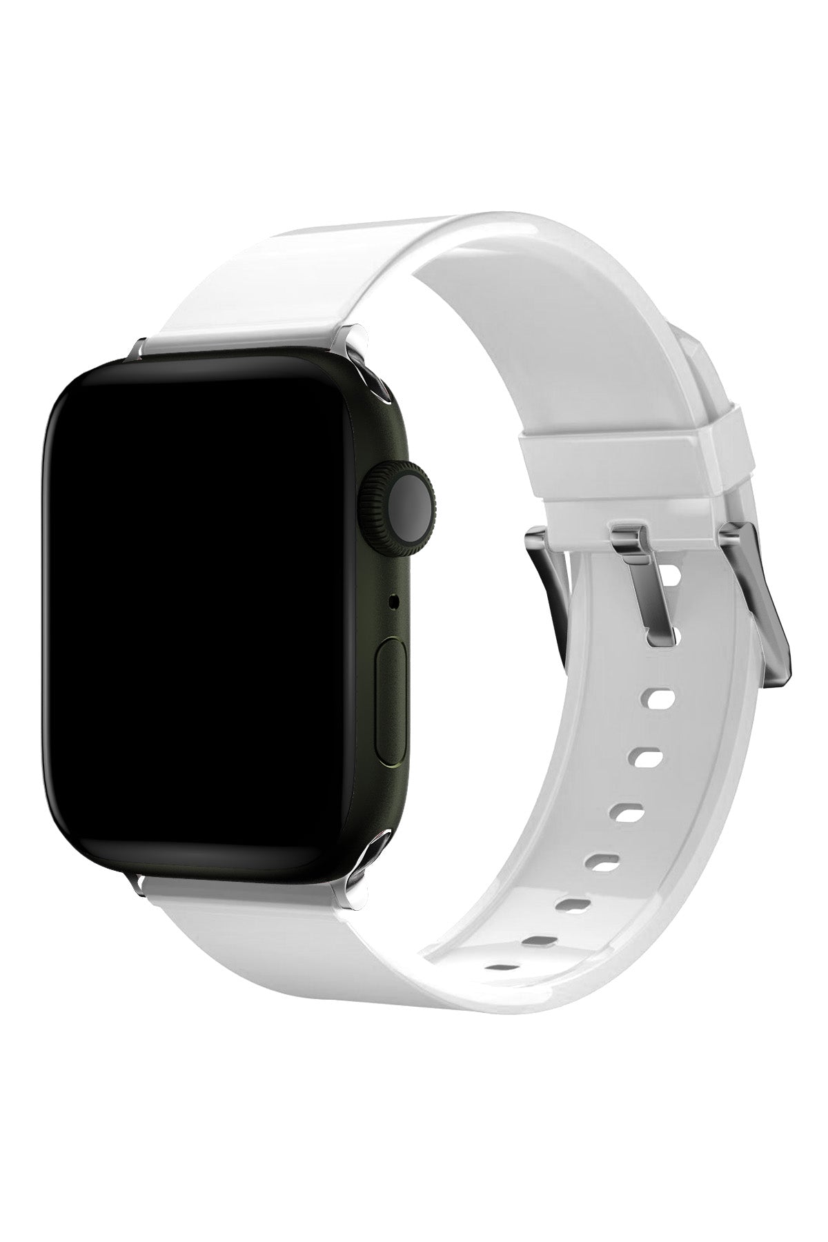 Apple Watch Uyumlu Jina Loop Yumuşak Silikon Kordon Snow  bikordon
