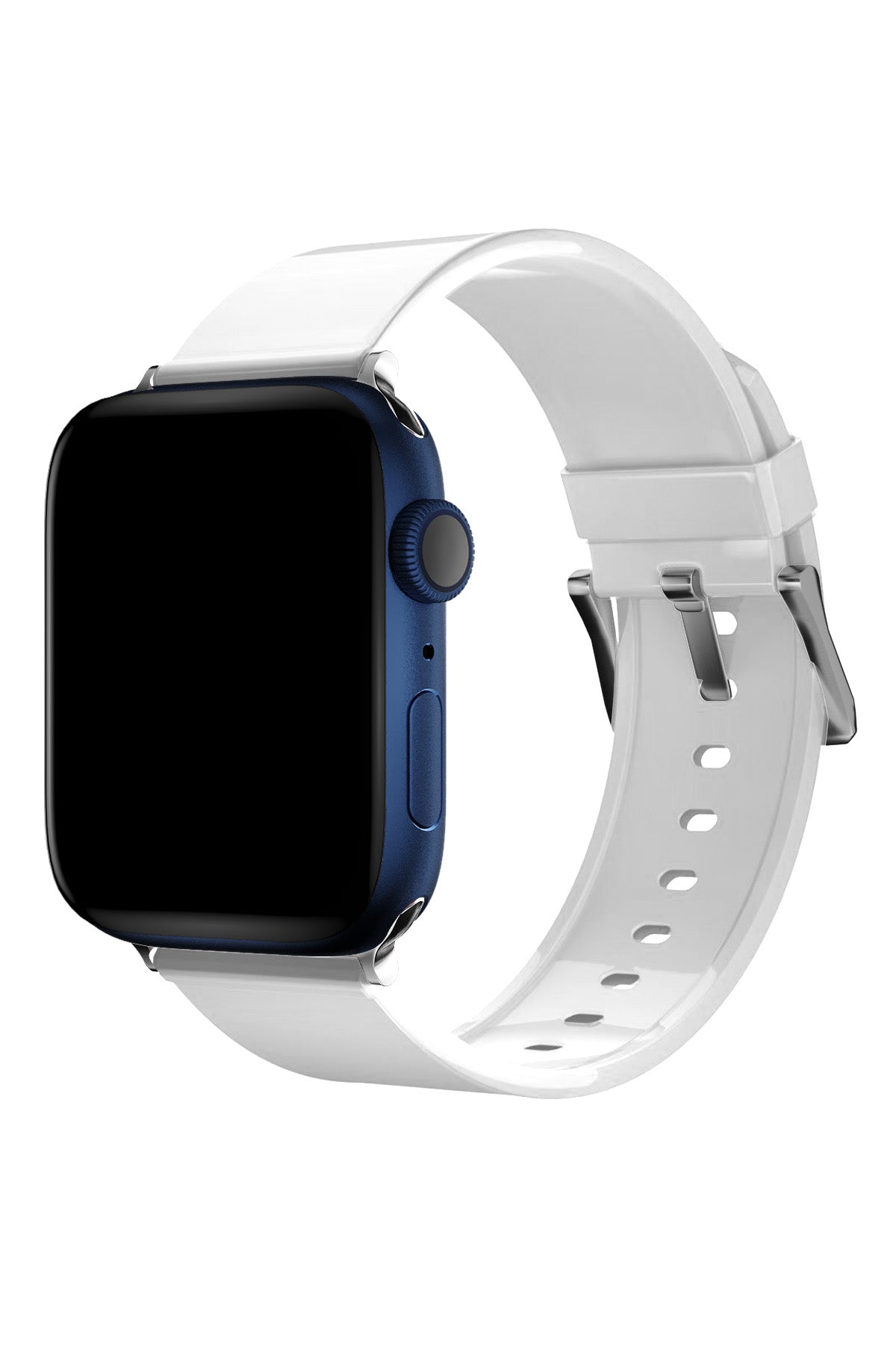 Apple Watch Uyumlu Jina Loop Yumuşak Silikon Kordon Snow  bikordon