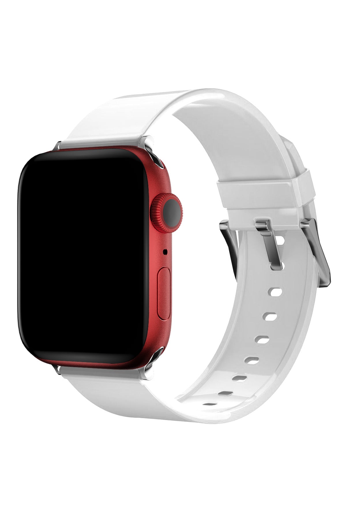 Apple Watch Uyumlu Jina Loop Yumuşak Silikon Kordon Snow  bikordon