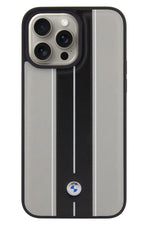 Apple iPhone 15 Pro Max Magsafe uyumlu BMW Lisanslı Stripe Kılıf BMW